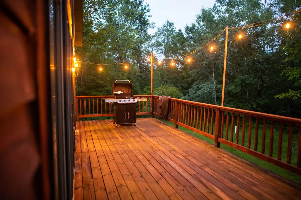 wood deck installation